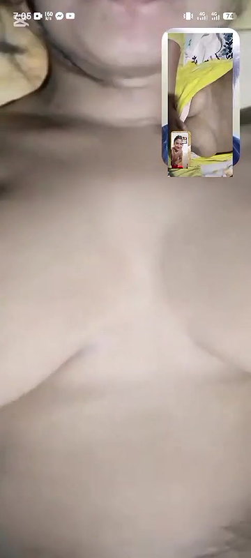 beautiful girl showing nude video call