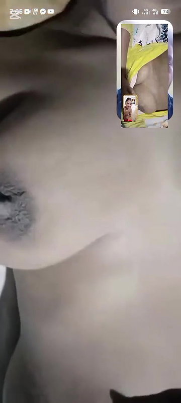 beautiful girl showing nude video call