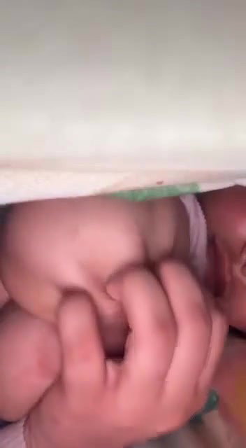 cute boobs pressing young girl