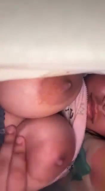 cute boobs pressing young girl