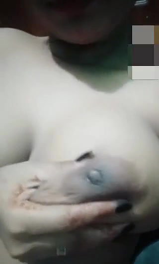 Desi Girl Licking Nipples On Video Call