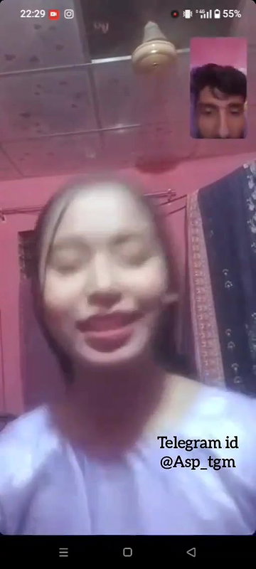 College Girl on VC with Lover