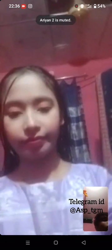 College Girl on VC with Lover