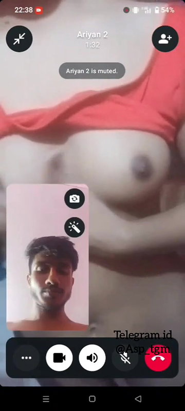 College Girl on VC with Lover
