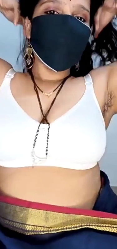 Desi Indian aunty showing undergarments on the camera