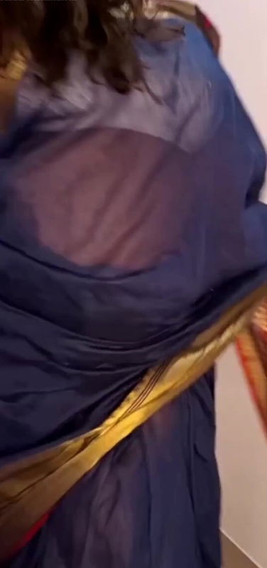 Desi Indian aunty showing undergarments on the camera