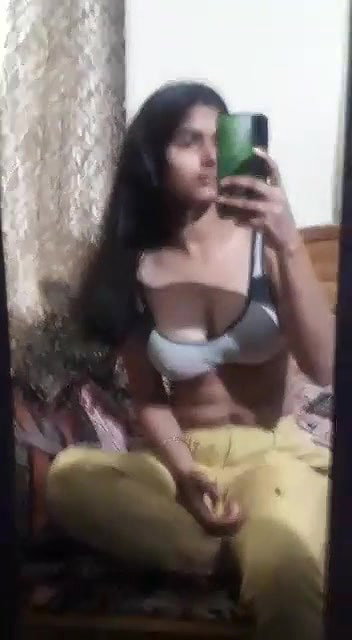 Cute girl showing her boobs