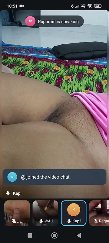 Cuck husbands show their wife pussy and boobs on vc 1