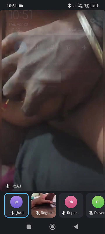 Cuck husbands show their wife pussy and boobs on vc 1