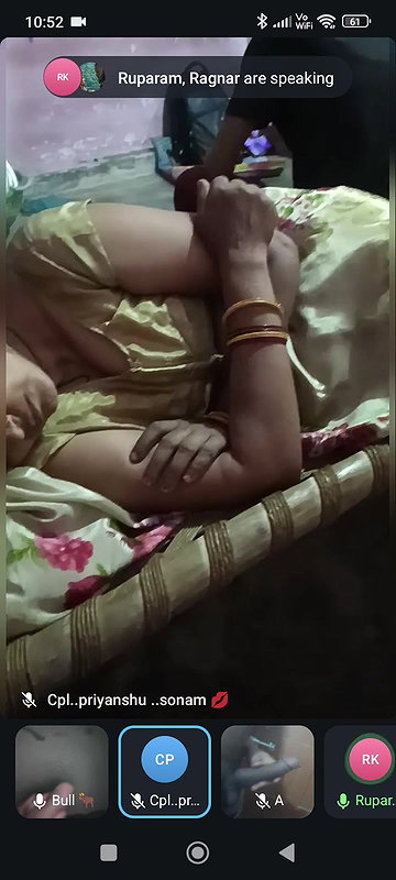Cuck husbands show their wife pussy and boobs on vc 2