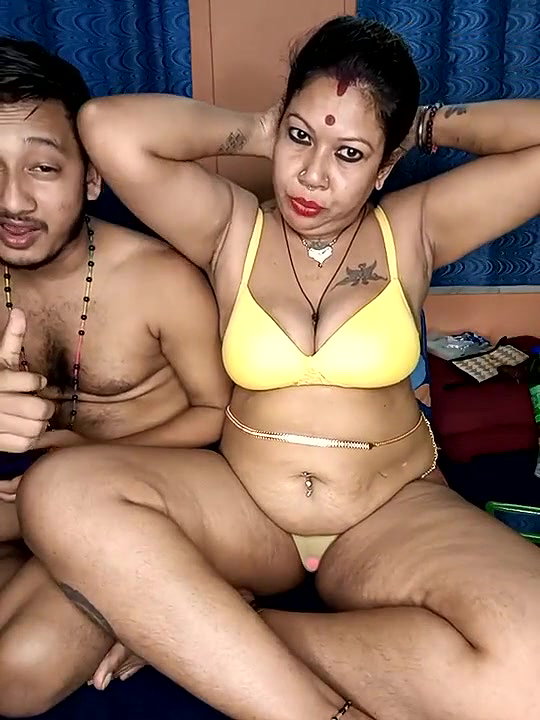 Sabitri with her husband Giving Blowjob