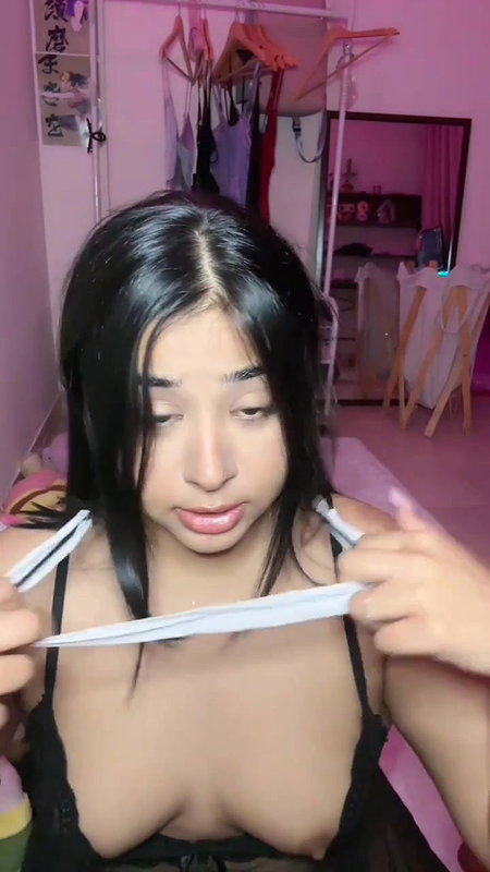 accidental nipple slip of Tango video call sex girl