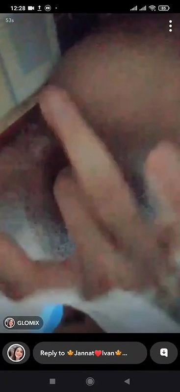 Beautiful Slim Girl Showing Ass Fingering