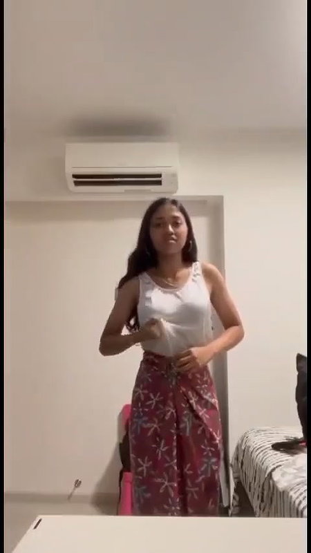 Slim Girl Fully Nude Stripping Video