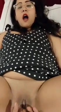 cute girlfriend moaning with Indian fingering