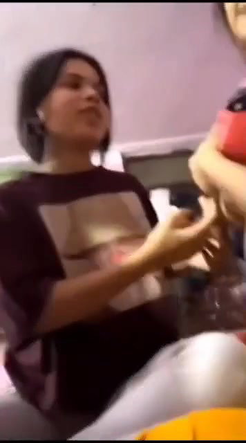 2 desi lesbian girls remove bra to show big tits for fun