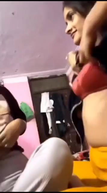 2 desi lesbian girls remove bra to show big tits for fun