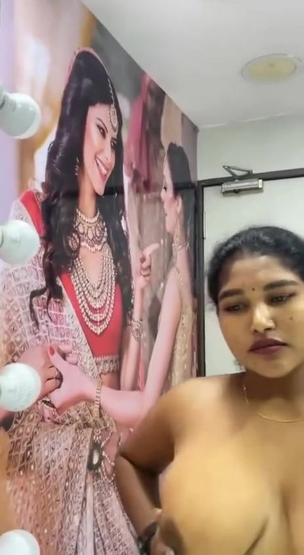 bridal makeup girl viral big boobs pressing selfie