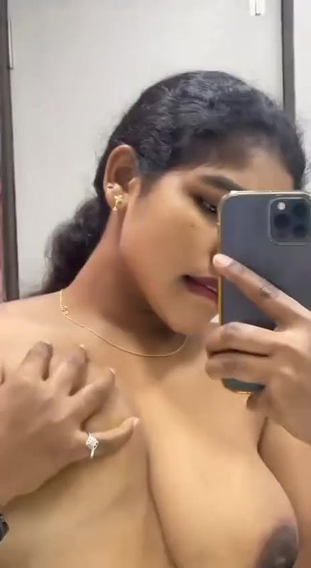 bridal makeup girl viral big boobs pressing selfie