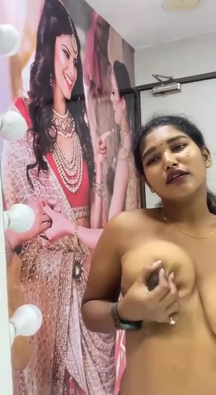 bridal makeup girl viral big boobs pressing selfie
