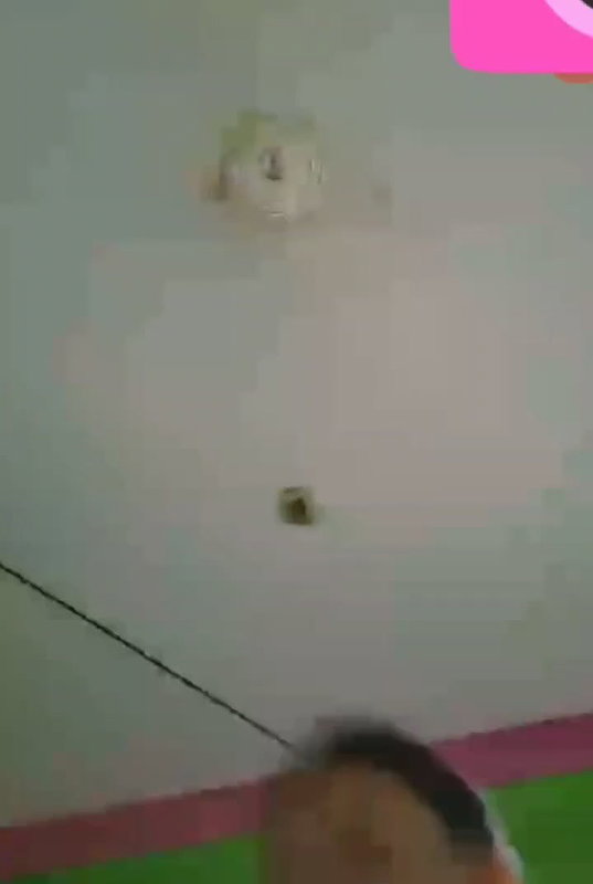 young MILF boobs show on video call to lover