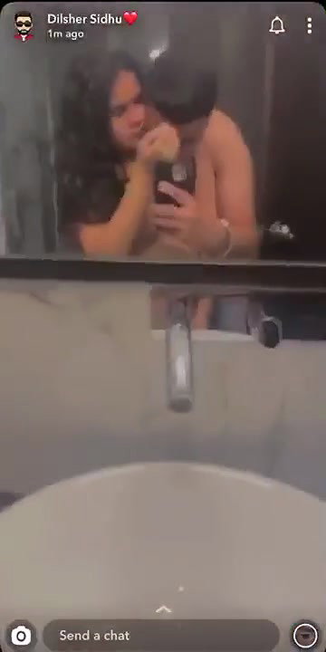 Punjabi sex lovers foreplay before mirror viral MMS
