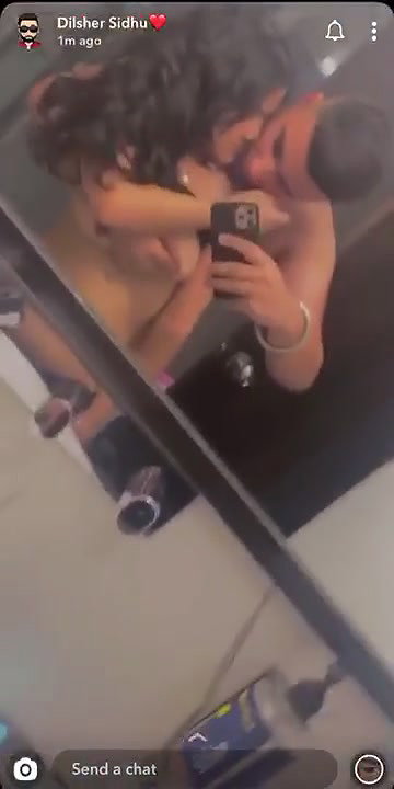 Punjabi sex lovers foreplay before mirror viral MMS
