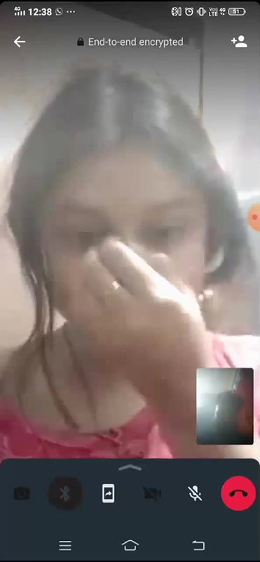 Kolkata girl viral boobs show on video call