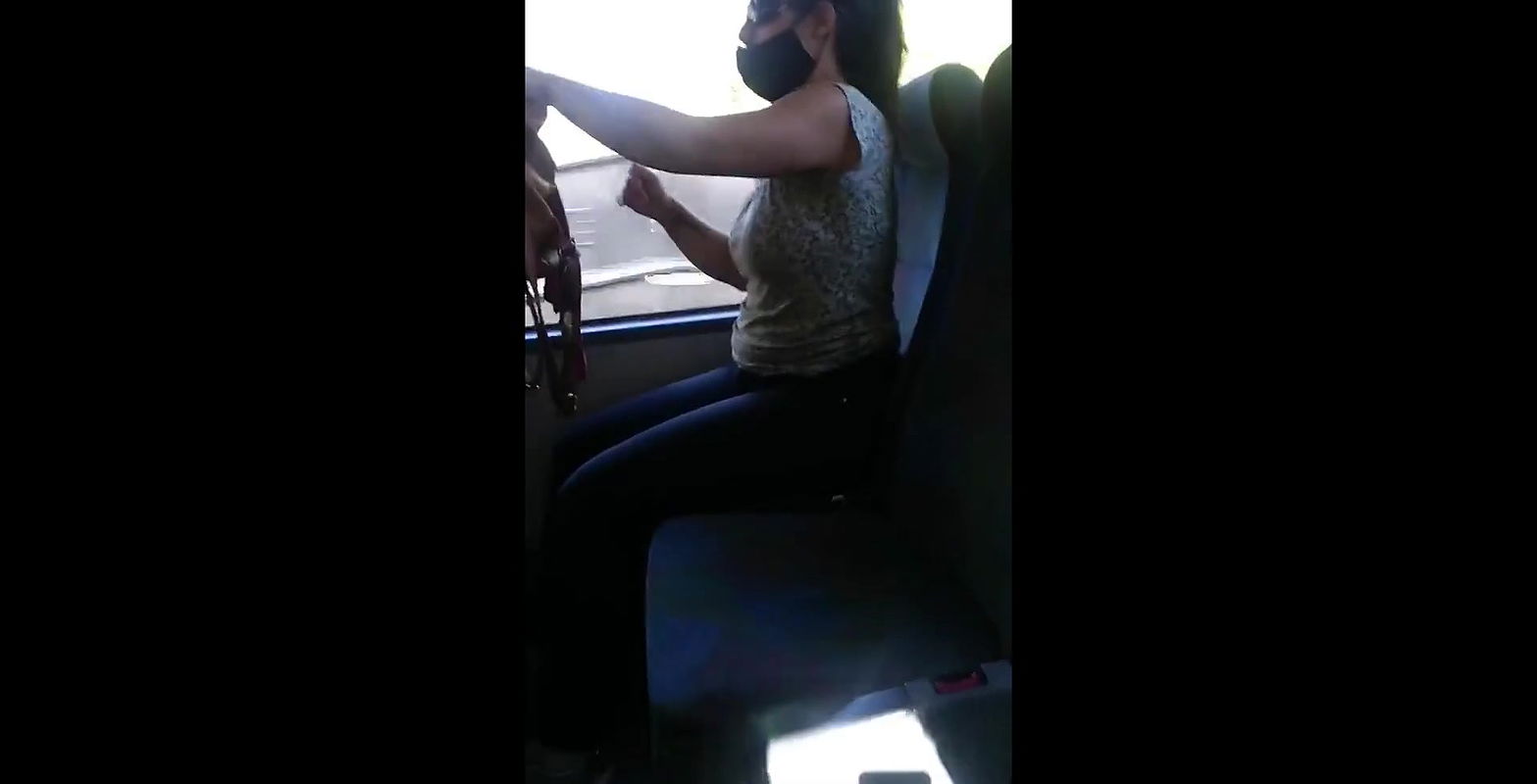 PUBLIC BUS COMPILATION FLASHING TITS AND BLOWJOB