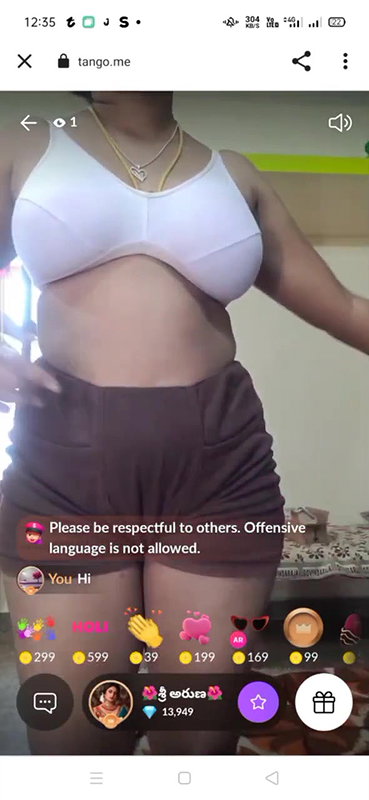 tango girl nude show