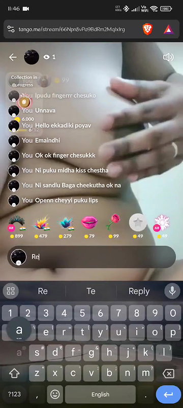 tango girl Nivedita Telugu chut mein ungli kri