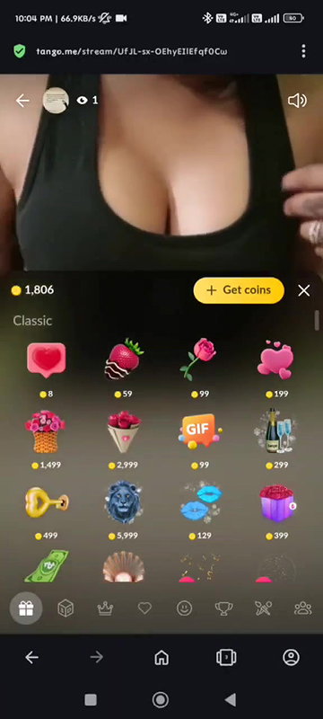 tango girl Chittyyyy boob dikhayi