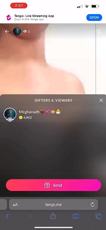 tango girl Bubbly boob dabayi