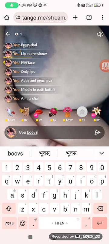 Miss Simplistic nude show tango