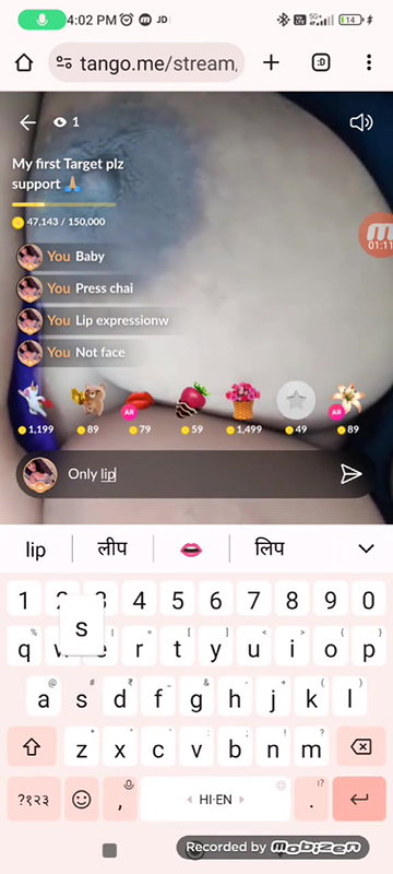 Miss Simplistic nude show tango