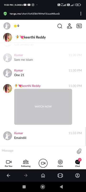 tango girl Kivi nude show