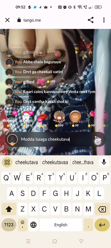 tango girl Sandy papa boob