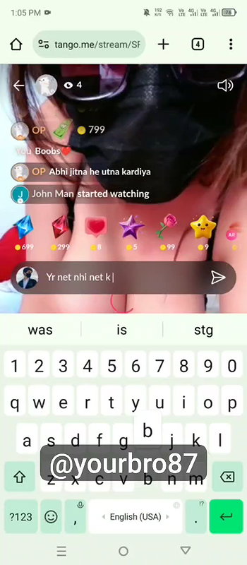 tango girl Mirha pussy rubbing