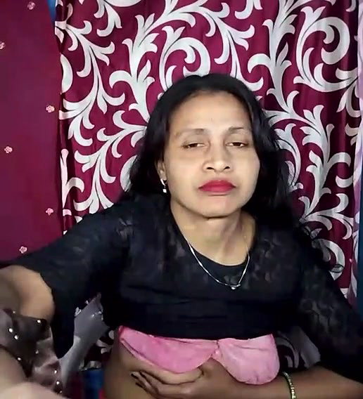 Village aunty boobs massage