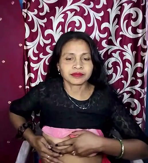 Village aunty boobs massage