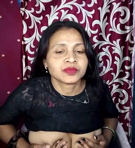 Village aunty boobs massage