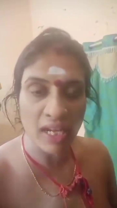 Tamil aunty nude selfie in viral FSI xxx MMS