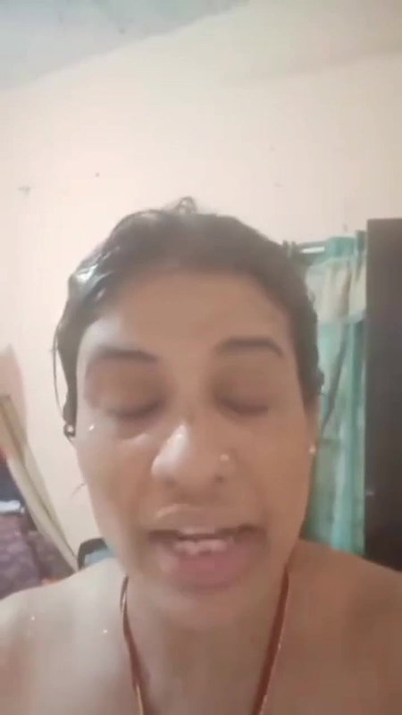 Tamil aunty nude selfie in viral FSI xxx MMS
