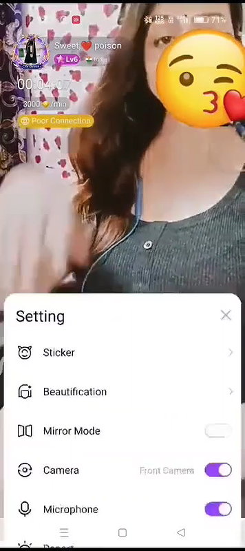 Tango MILF sweet poison big boobs showing with face