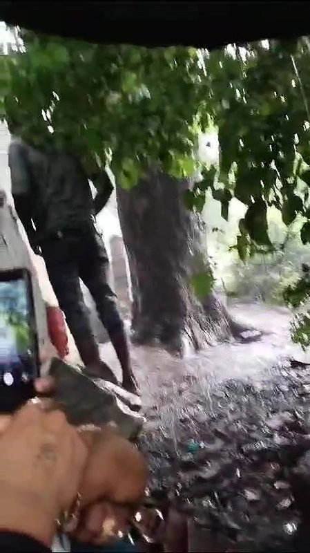 paid randi outdoor sex with condom burst fuck