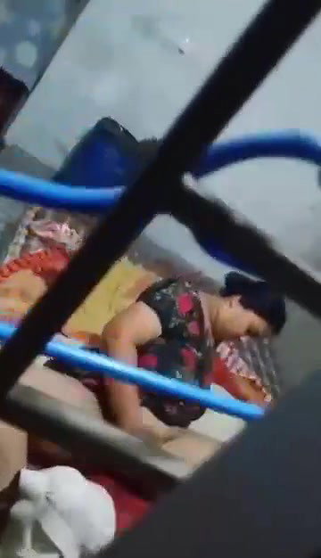 brother wife Indian fingering caught through window