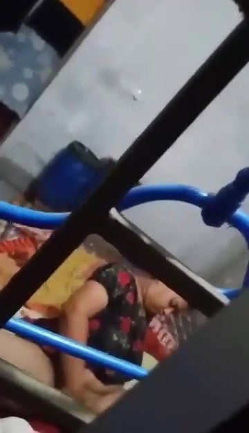 brother wife Indian fingering caught through window