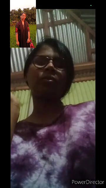 girlfriend long boobs show on video call to lover