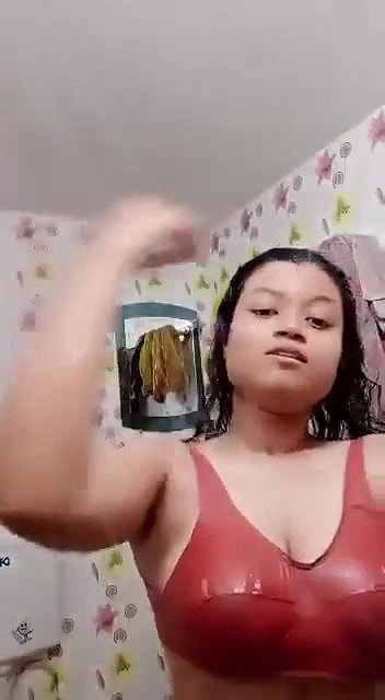 hijab girl nude photos and bathing videos released