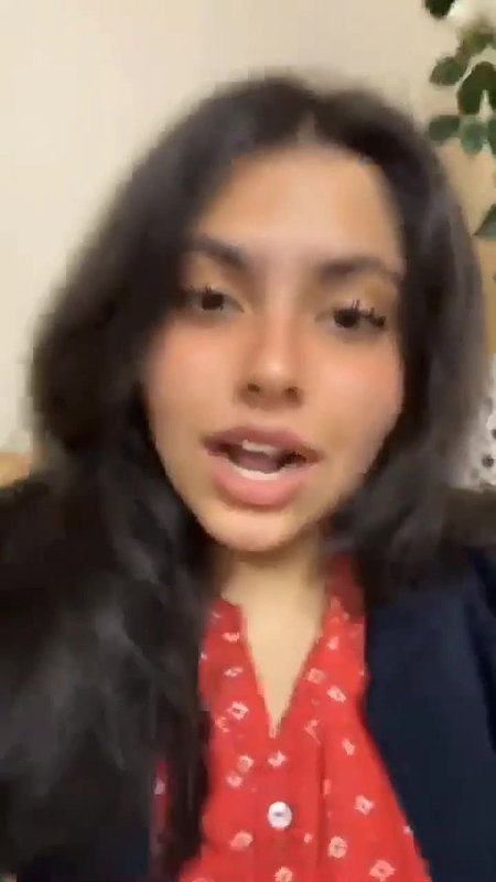 cute Indian selfie girl viral play with big boobs